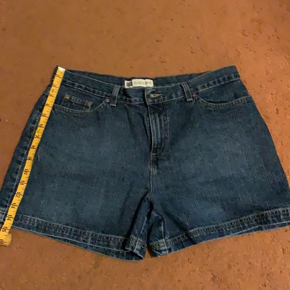 High Waisted Blue Jean Shorts - Picture 4 of 6